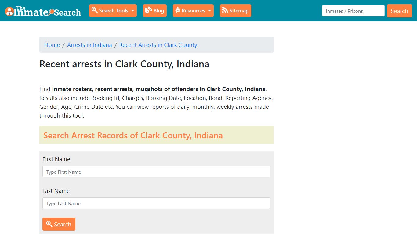 Recent arrests in Clark County, Indiana | Mugshots, Rosters, Inmates ...